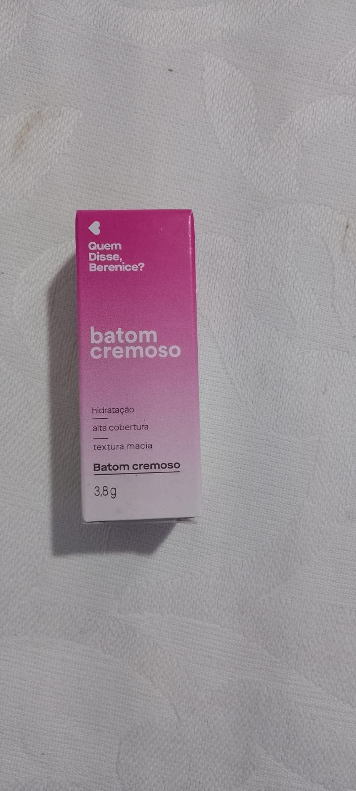 Batom cremoso Quem Disse, Berenice? 3,8 g alta cobertura