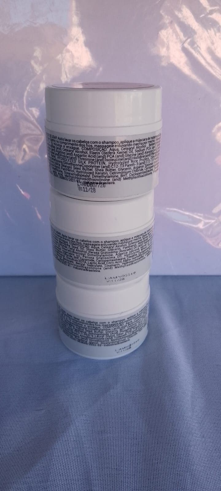 Kit máscara capilar Amitié Quimic Nutri Oil e Hidratié 3x50g