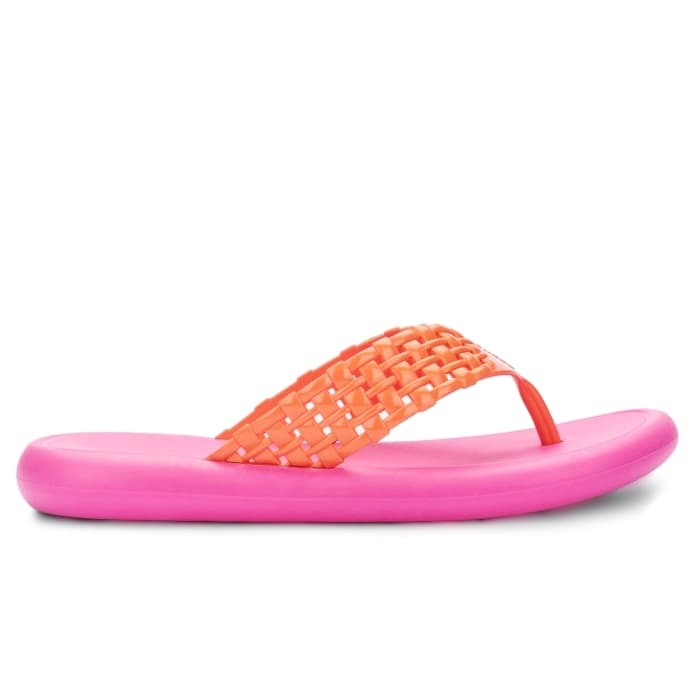 Chinelo Melissa Possession Flip Flop Rosa/Laranja