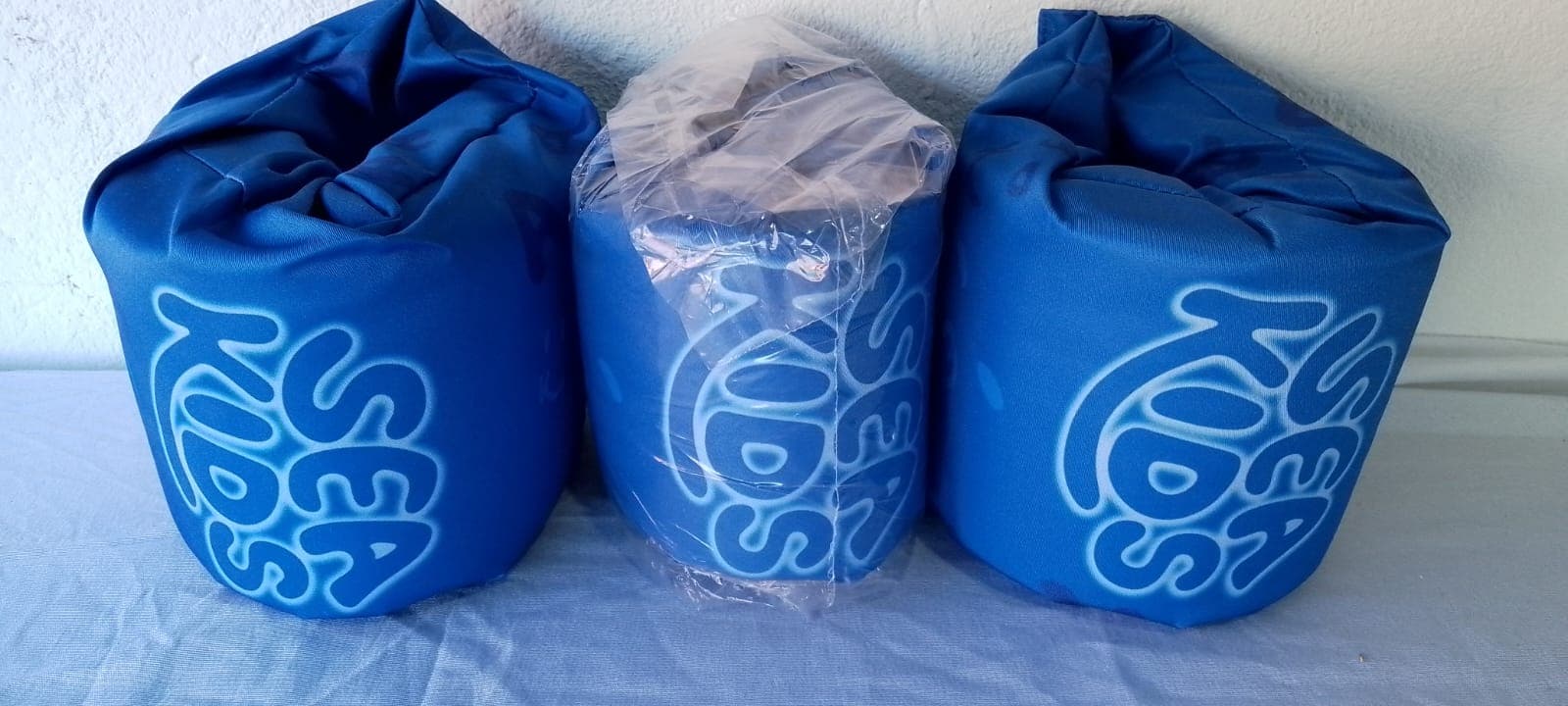 Boia colete infantil Sea Kids braço e peitoral azul 25kg