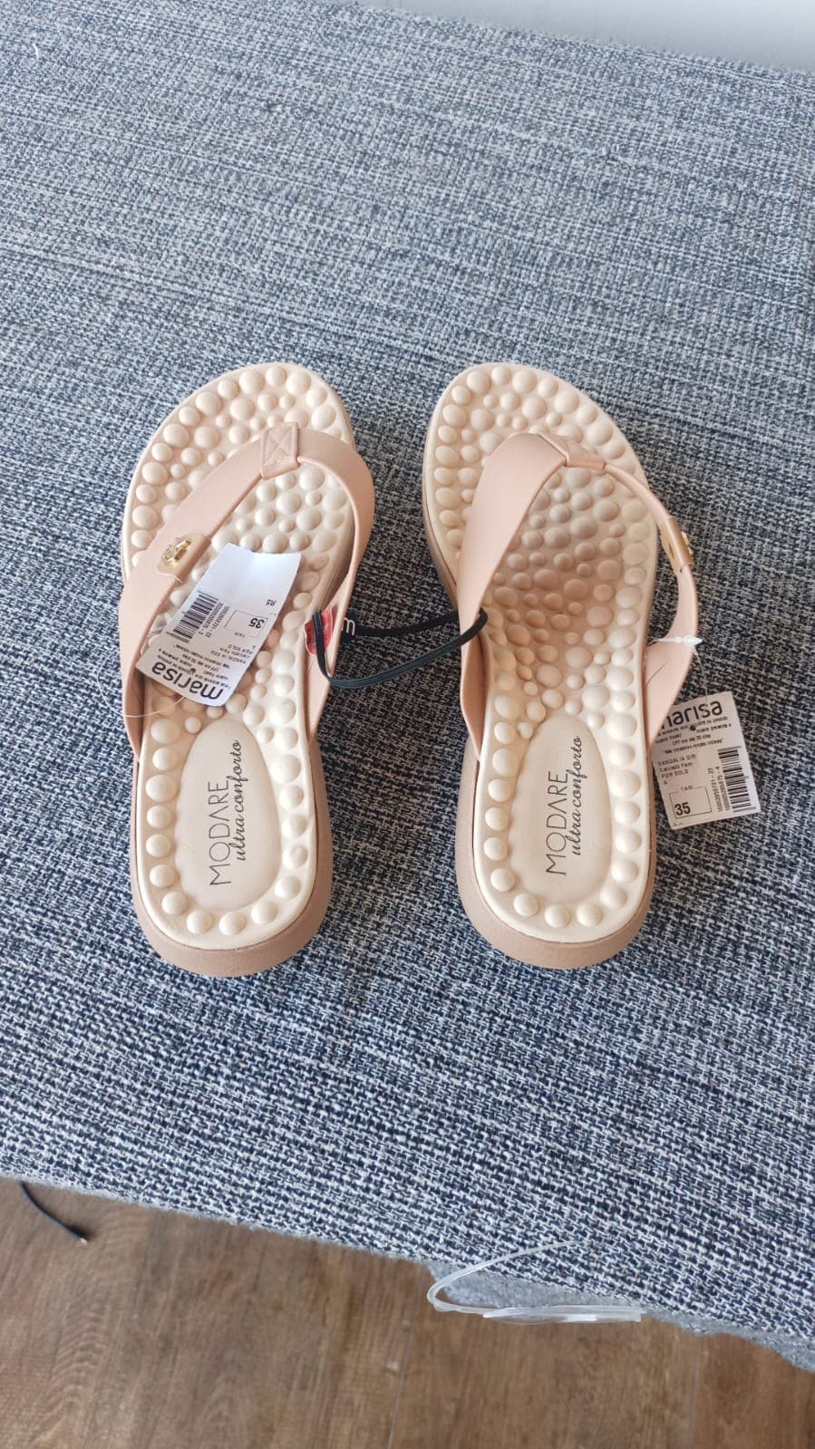 Sandalia Modare Ultra Conforto Nude - Tam. 35