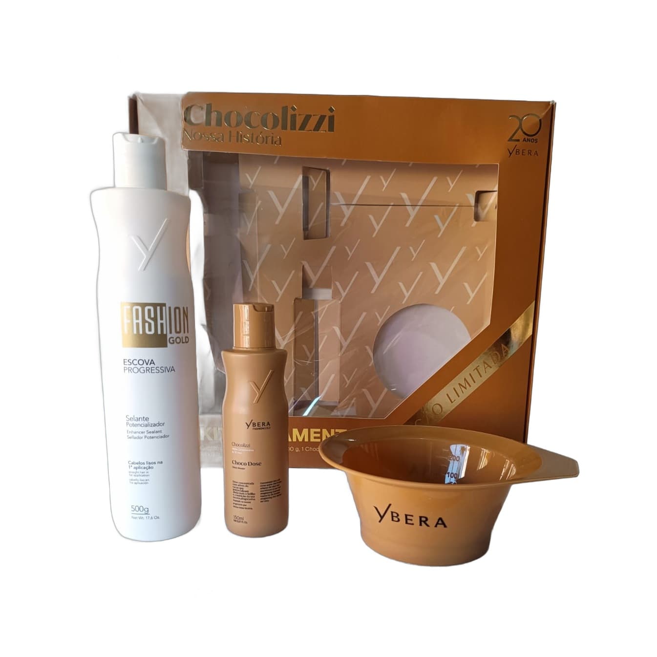 Kit Escova Progressiva Ybera Chocolizzi 20 Anos