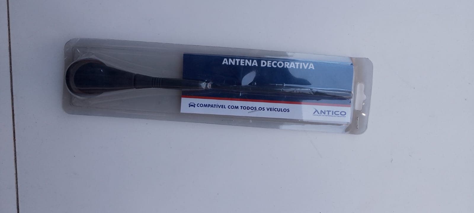Antena decorativa de teto Antico universal preta para carro
