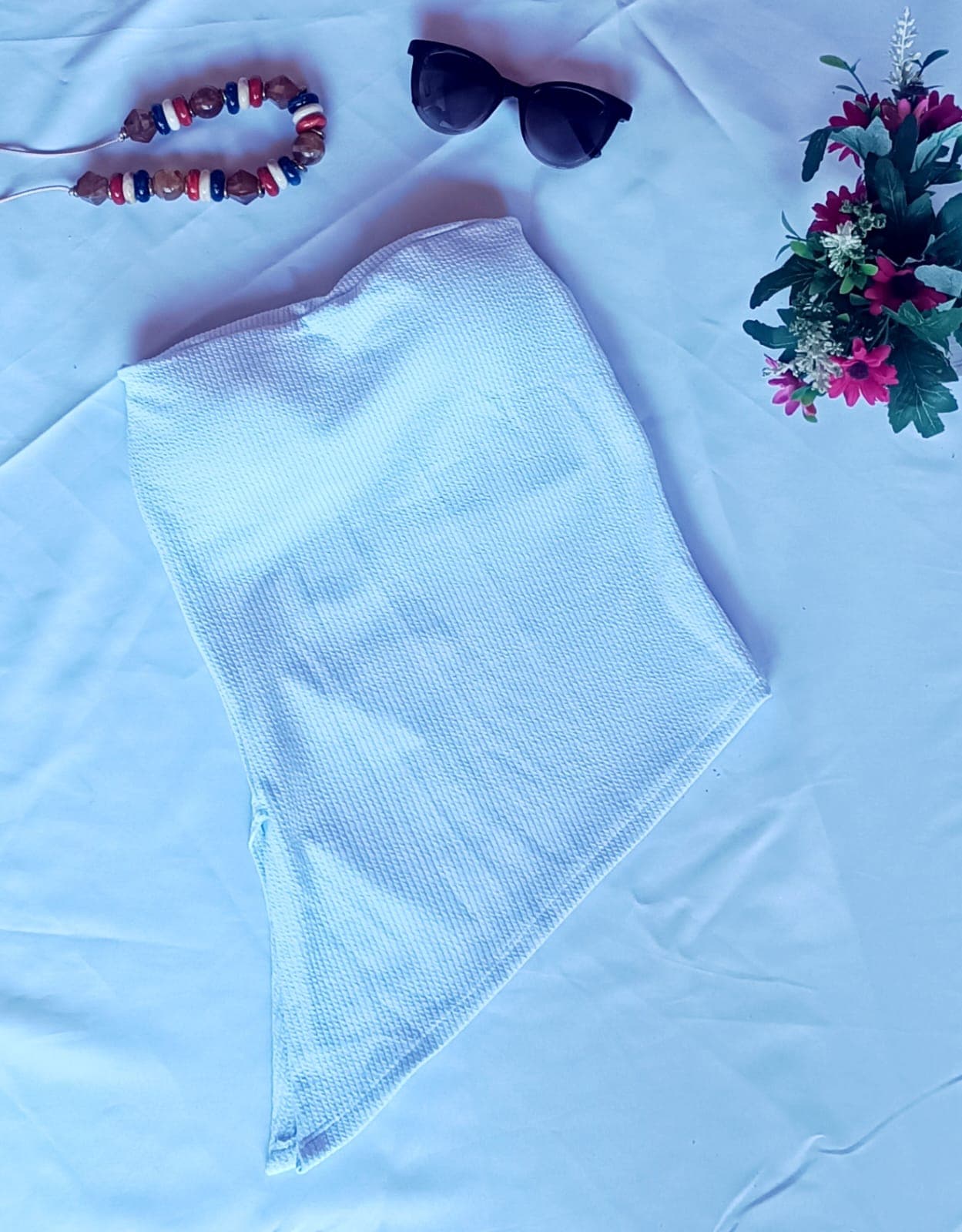 Blusa Canelada Feminina Branca