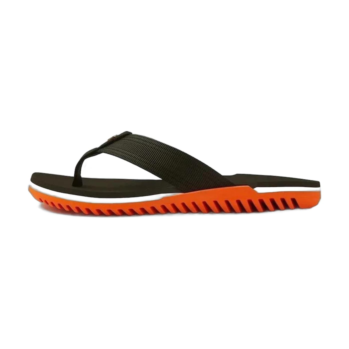 Chinelo Kenner Masculino Preto/Laranja — Tam. 41