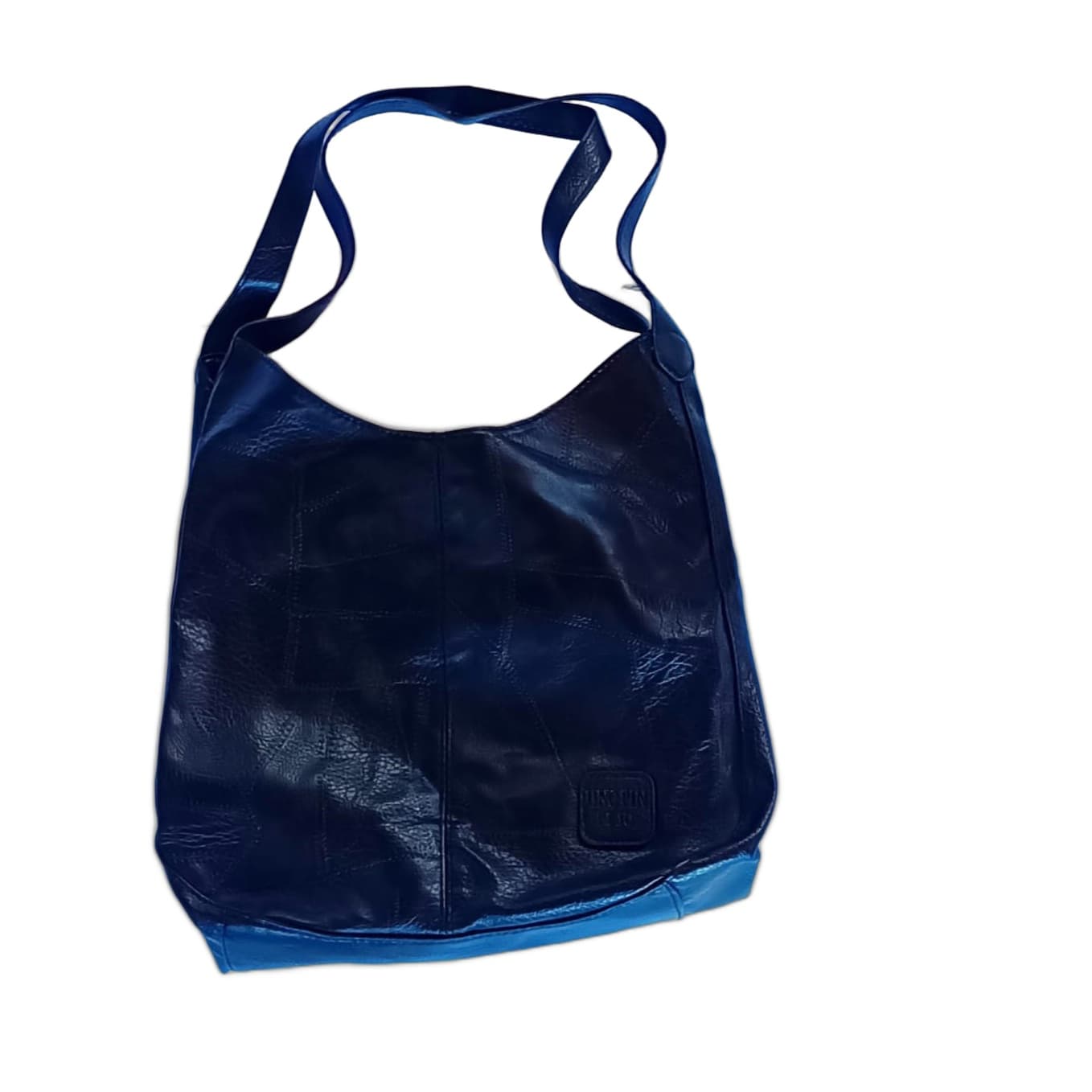 Bolsa Saco Feminina de Couro Preta
