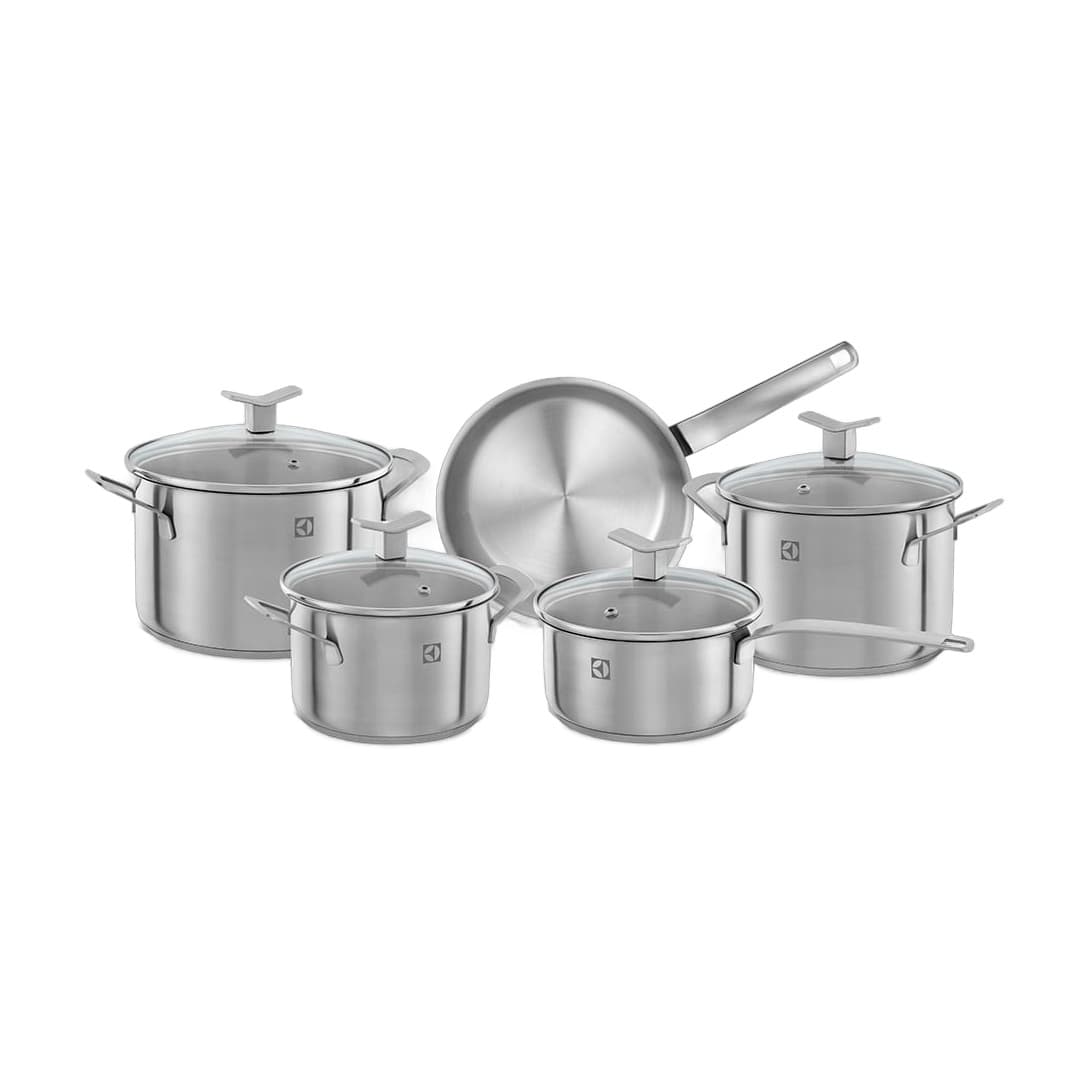 Conjunto de Panelas de Inox Electrolux