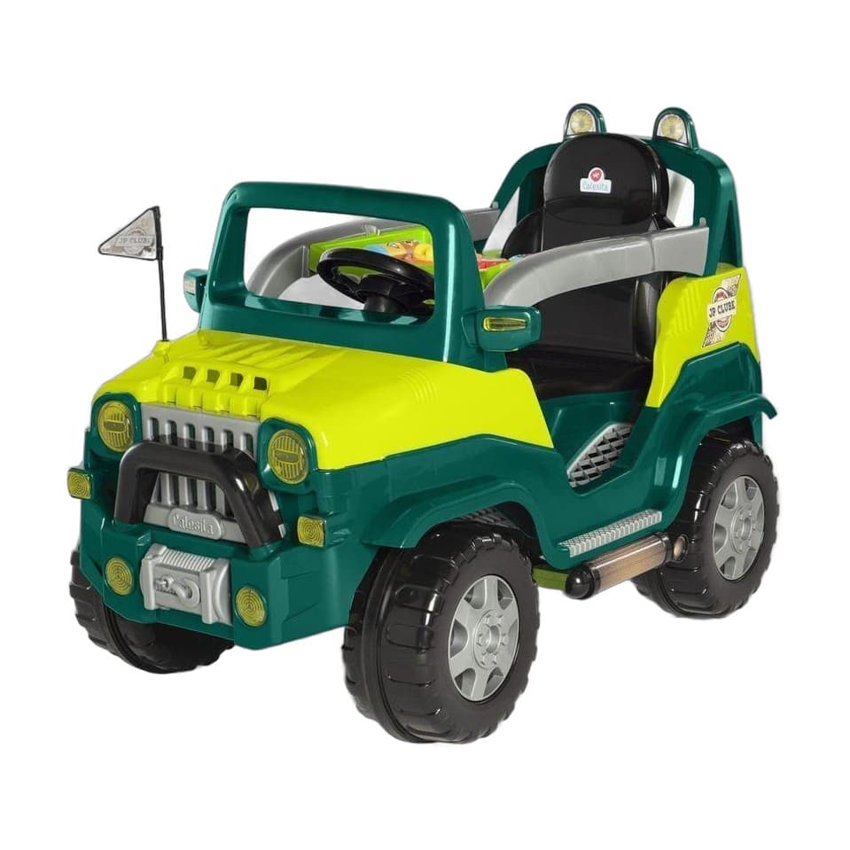 Carrinho Infantil Diipi Calesita Verde (Passeio e Pedal 2 em 1)