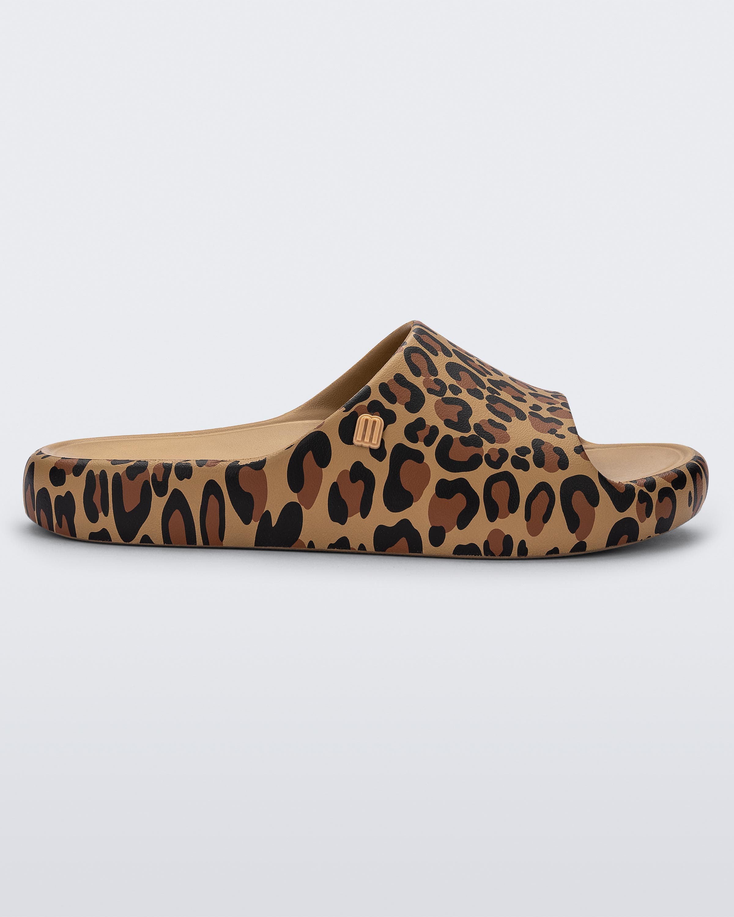 Slide Melissa Free Print Slide Bege/Marrom/Preto