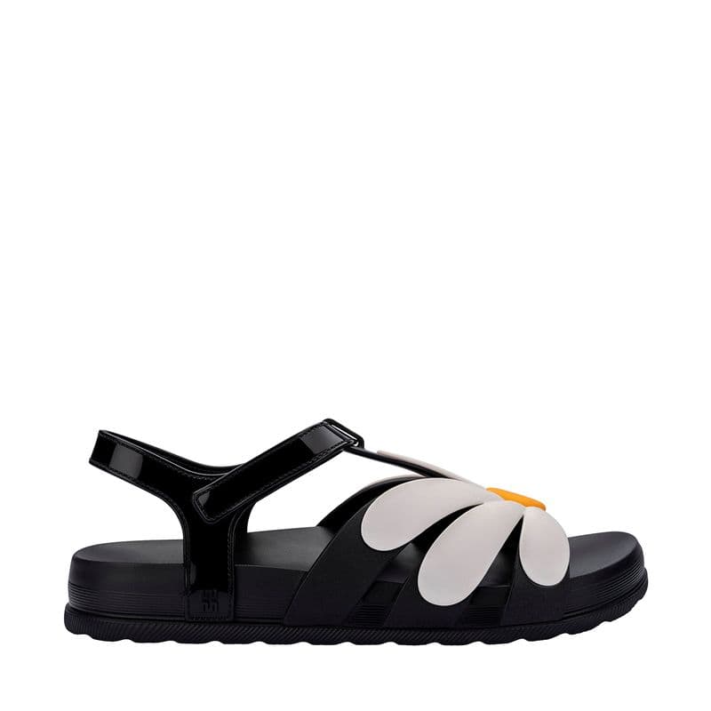 Sandália Melissa Bloomy Sandal Preto/Branco