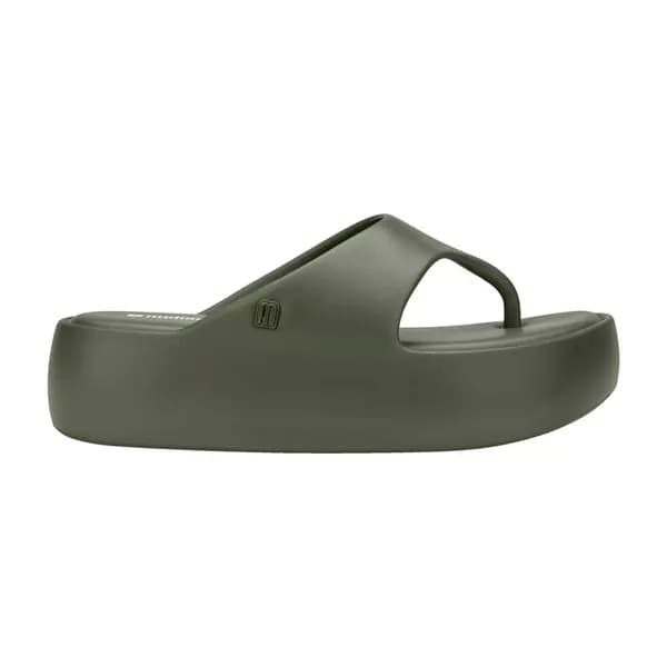 Rasteira Melissa Free Platform Thong Verde Escuro