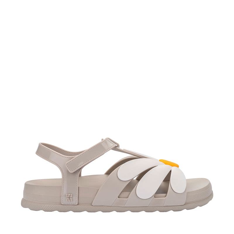Sandália Melissa Bloomy Sandal Bege/Branco